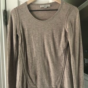 LOFT sweater tan size xs